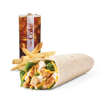 Wendy's 
Grilled Chicken Wrap Combo