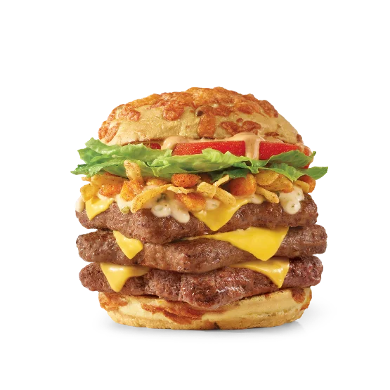 Wendy's Loaded Nacho Triple CheeseBurger